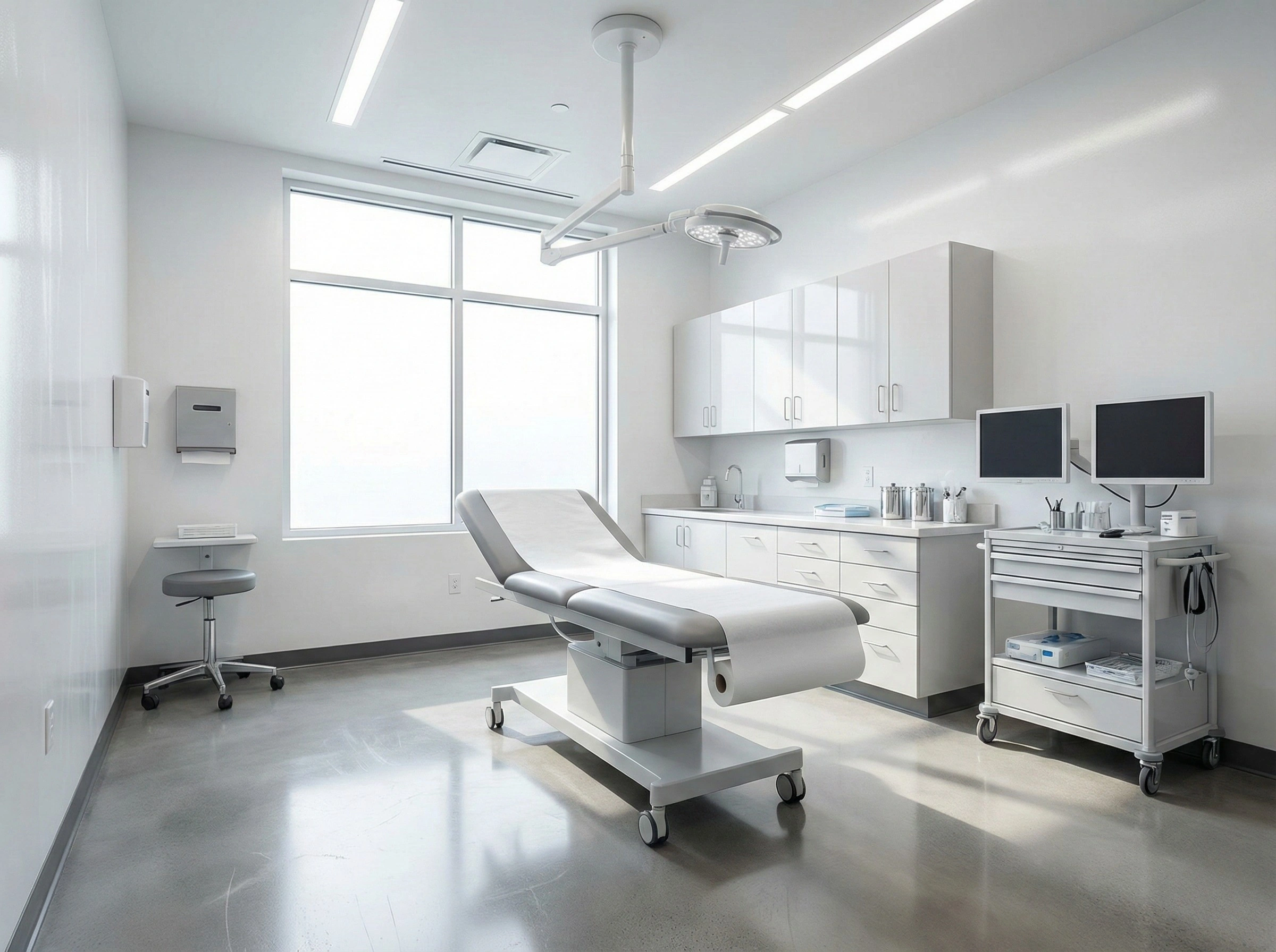 Medical facility hallway