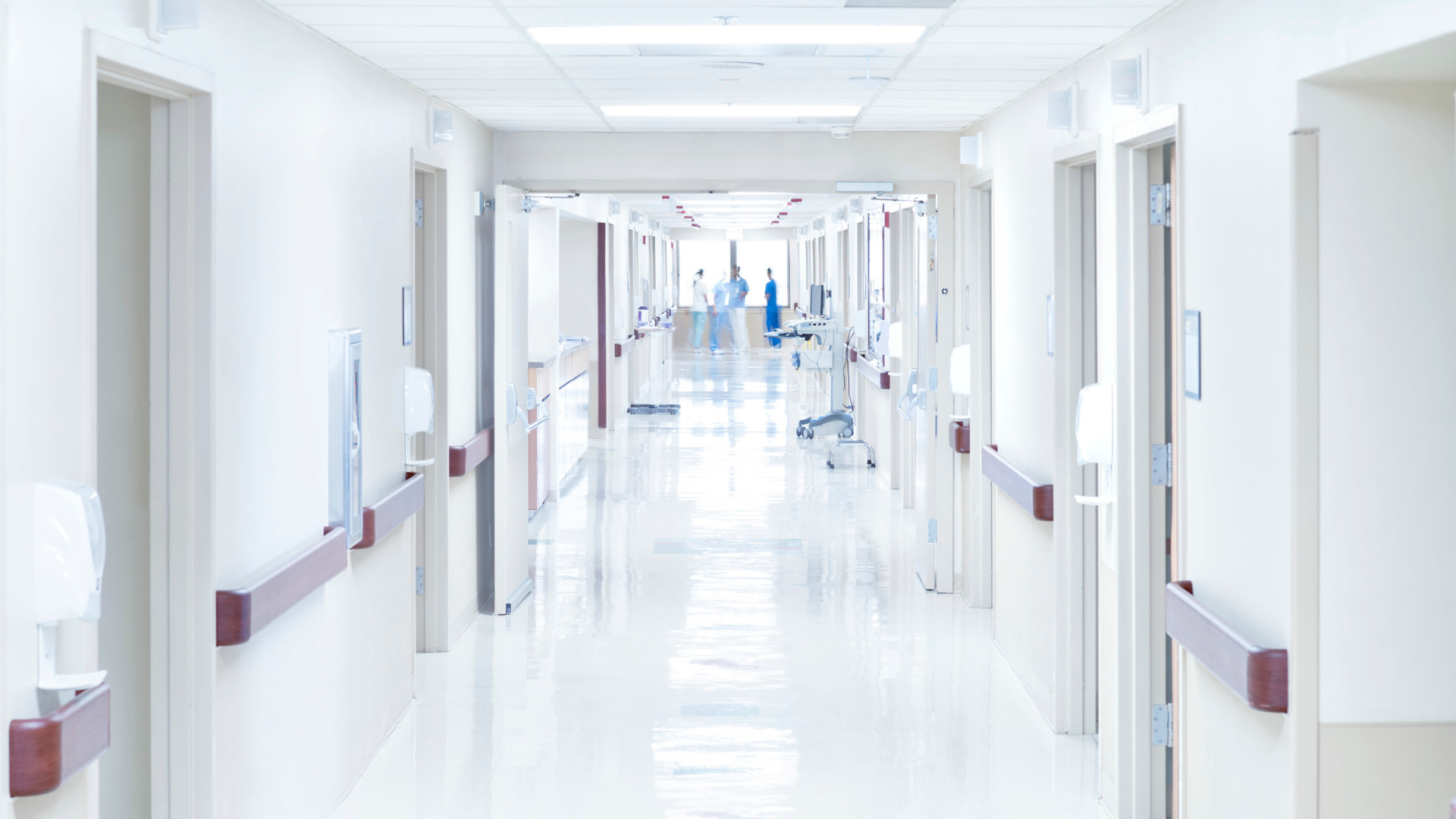 Medical facility hallway
